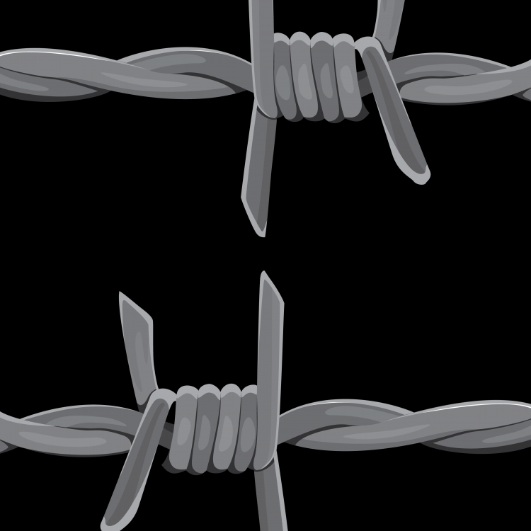 free vector 
								Bloody Barbed Wire Vector							